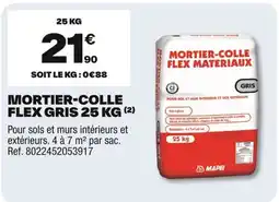 Brico Dépôt Mortier-colle flex gris offre