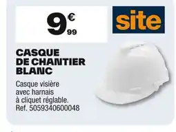 Brico Dépôt Casque de chantier blanc offre