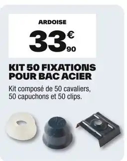 Brico Dépôt Kit 50 fixations pour bac acier offre