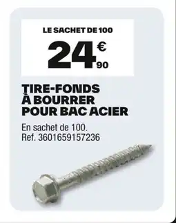 Brico Dépôt Tire-fonds à bourrer pour bac acier offre