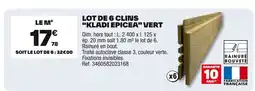 Brico Dépôt Lot de 6 clins kladi epicea vert offre
