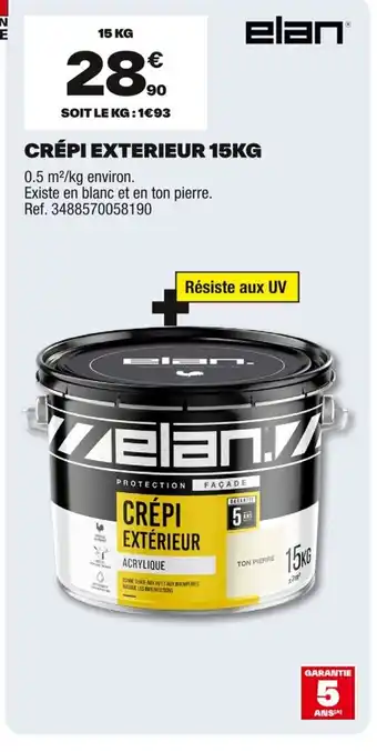 Brico Dépôt Crépi exterieur offre