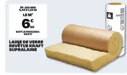Brico Dépôt Laine de verre revêtue kraft supralaine offre