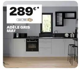 Brico Dépôt Adèle gris mat offre