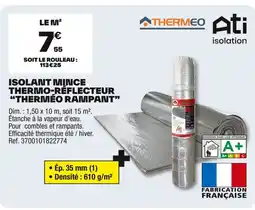 Brico Dépôt Isolant mince thermo-réflecteur offre