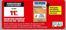 Brico Dépôt Mortier adhésif isocol offre