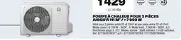 Brico Dépôt Pompe à chaleur pour 3 pièces jusqu'à offre
