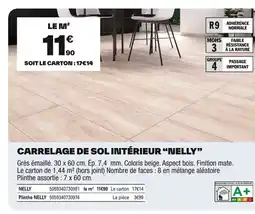 Brico Dépôt Carrelage de sol intérieur nelly offre