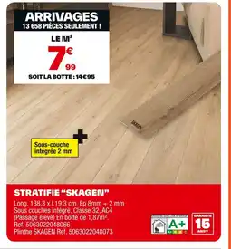 Brico Dépôt Stratifie skagen offre