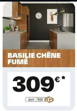 Brico Dépôt Basilie chene fume offre