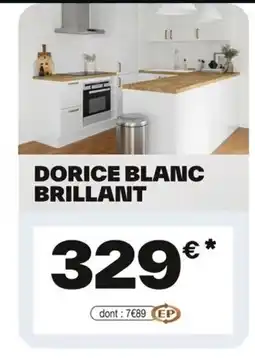 Brico Dépôt Dorice blanc brillant offre