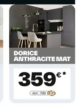 Brico Dépôt Dorice anthracite mat offre