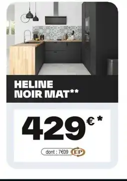 Brico Dépôt Heline noir mat offre