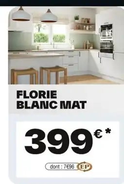 Brico Dépôt Florie blanc mat offre