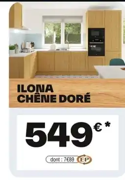 Brico Dépôt Ilona chêne doré offre