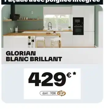Brico Dépôt Glorian blanc brillant offre