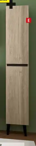 Brico Dépôt Colonne de rangement decor bois clair/gris offre