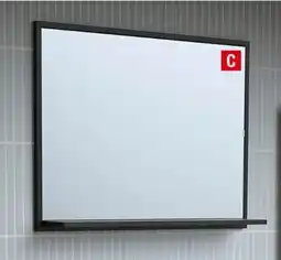 Brico Dépôt Miroir tablettte decor bois offre