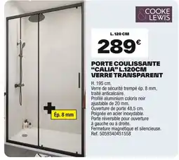 Brico Dépôt Porte coulissante calia offre