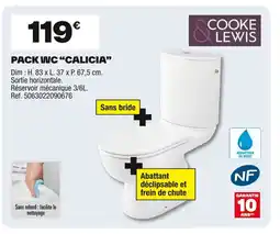 Brico Dépôt Pack wc calicia offre