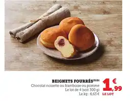Maximarché Beignets beignets fourrés offre