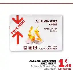 Maximarché Allume-feux cube offre