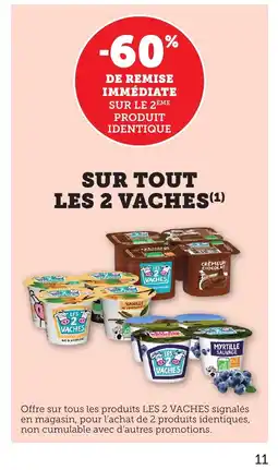 Maximarché Sur tout les 2 vaches offre