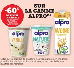 Maximarché ALPRO Sur la gamme offre