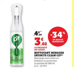 Maximarché CIF Nettoyant menager infinite offre