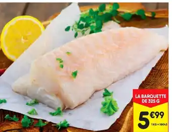 Leader Price Dos de cabillaud offre