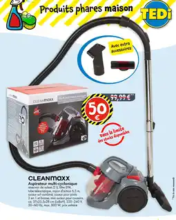 TEDi CLEANMAXX Aspirateur multi-cyclonique offre
