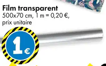 TEDi Film transparent offre