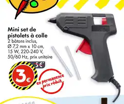 TEDi Mini set de pistolets à colle offre