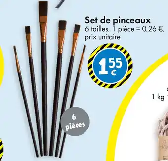 TEDi Set de pinceaux offre