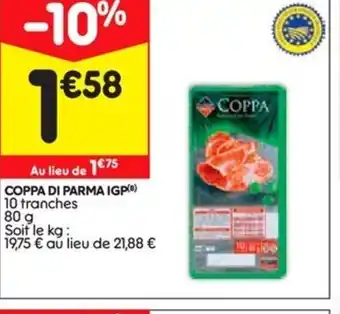 Leader Price Coppa di parma offre