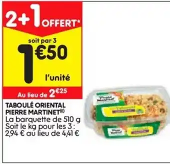 Taboulé oriental Pierre Martinet
