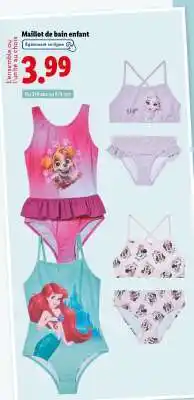 Lidl Maillot de bain enfant offre