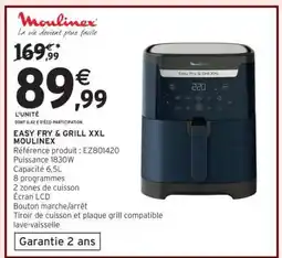 Intermarché Hyper EASY FRY & GRILL XXL MOULINEX offre