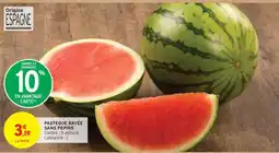 Intermarché PASTEQUE RAYÉE SANS PEPINS offre