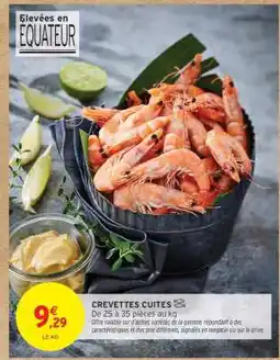 Intermarché CREVETTES CUITES offre