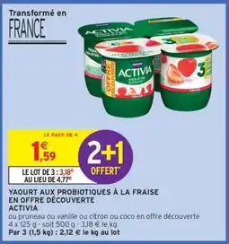 Intermarché Activia offre