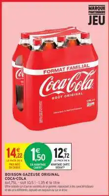 Intermarché BOISSON GAZEUSE ORIGINAL COCA-COLA offre