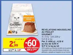 Intermarché REVELATIONS MOUSSELINE AU POULET GOURMET offre