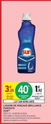 Intermarché LIQUIDE DE RINCAGE BRILLANCE PARFAITE offre