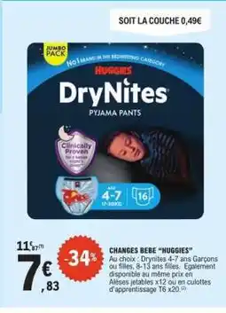 E.Leclerc Huggies DryNites Pyjama Pants offre