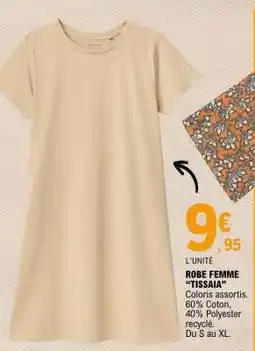 E.Leclerc ROBE FEMME 'TISSAIA' offre