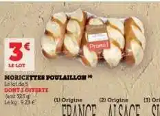 Hyper U MORICETTES POULAILLON offre