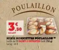 Hyper U MINIS MORICETTES POULAILLON offre