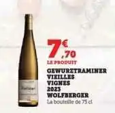 GEWURZTRAMINER VIEILLES VIGNES 2023 WOLFBERGER