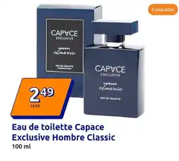 Action CAPACE Eau de toilette Exclusive Hombre Classic offre